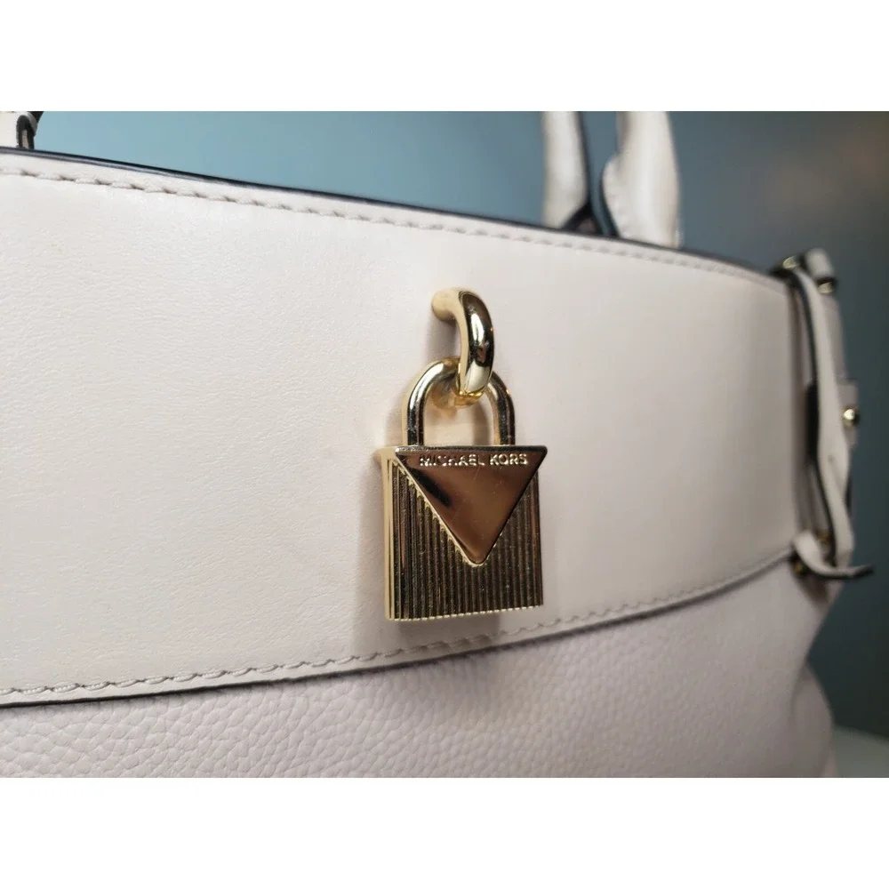 MICHAEL KORS GRAMERCY Pebble Leather Large‎ Handbag Tote Satchel Pink $358